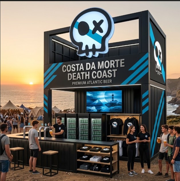 Stand grande de festival
